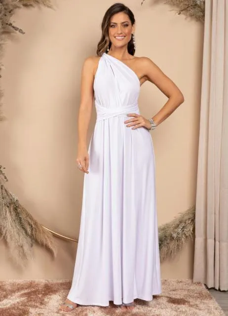 Amy Fashion - Bandage Party Bridesmaids Infinity Robe Maxi Dress