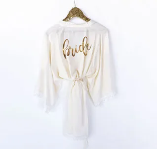 Bridal Party Cotton Lace Robes