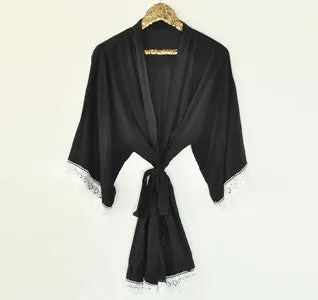 Bridal Party Cotton Lace Robes