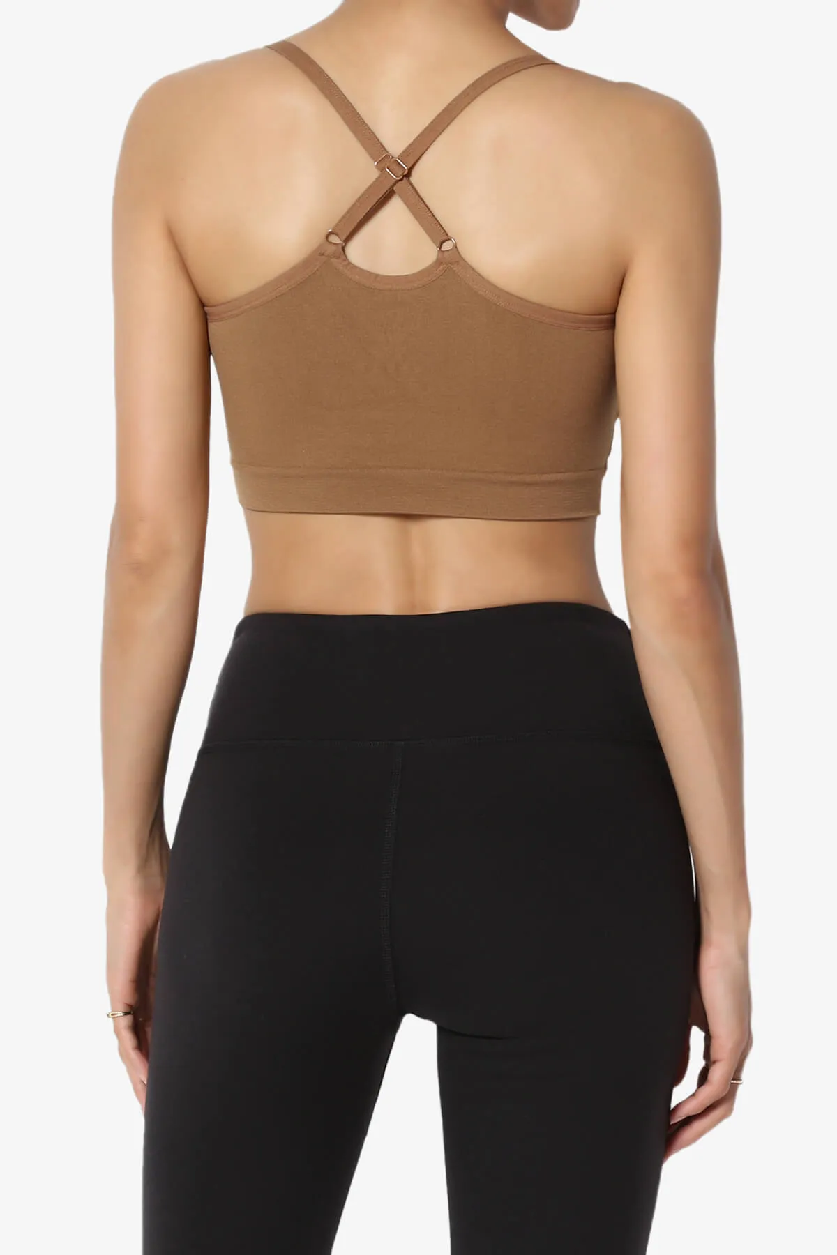 Dassie Padded Cross Back Bra Top PLUS