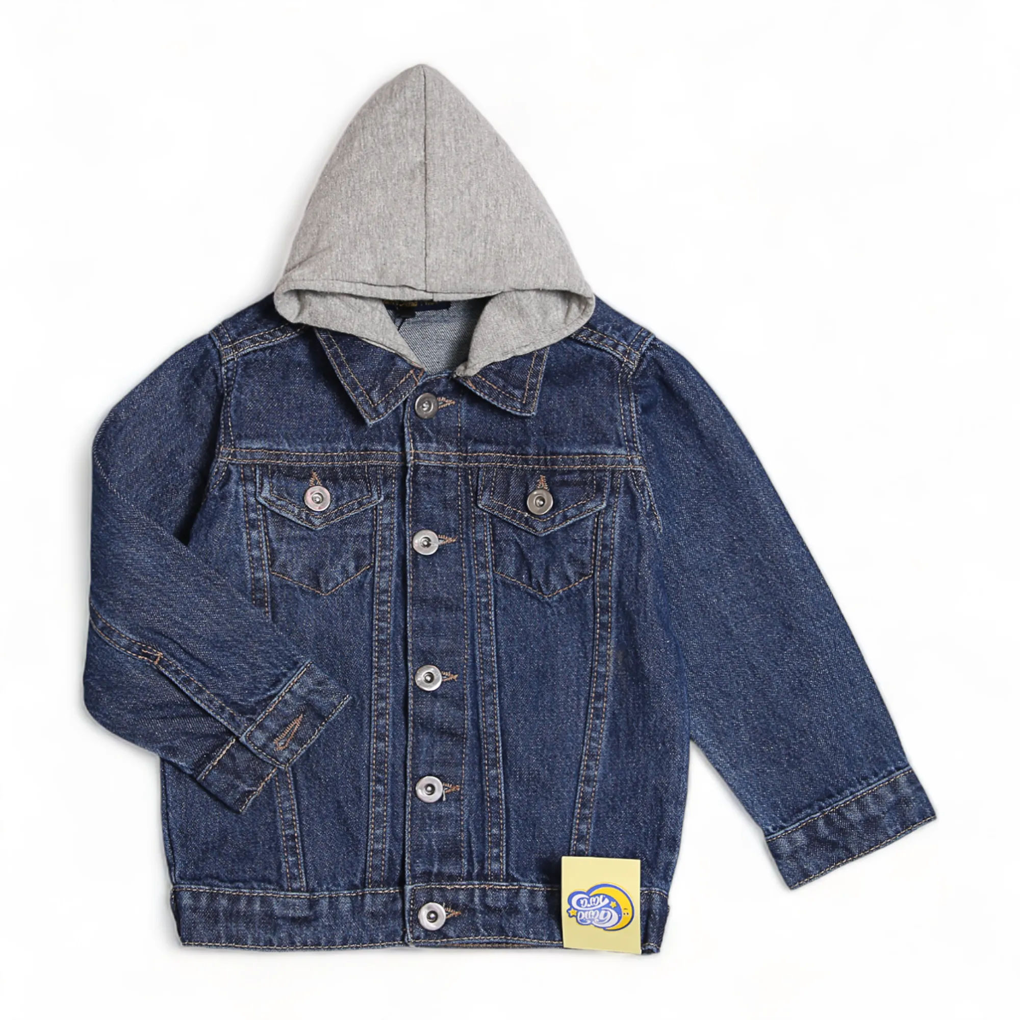 DENIM JACKET W/RIB