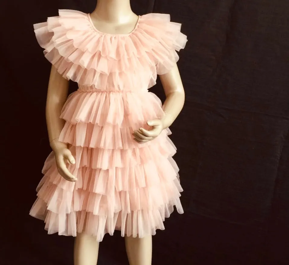 DOLLY DELICIOUS CAKE DRESS ballet pink