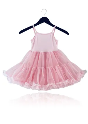 DOLLY PETTI SPAGHETTI PETTISKIRT TUTU DRESS donut pink