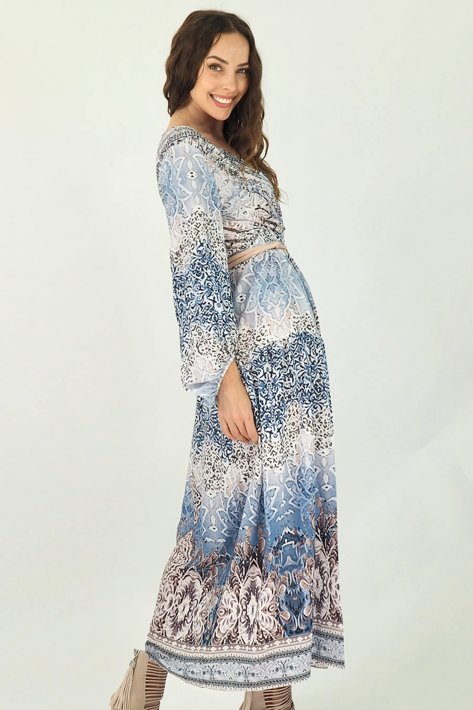 Edwina Embellished Maxi Dress