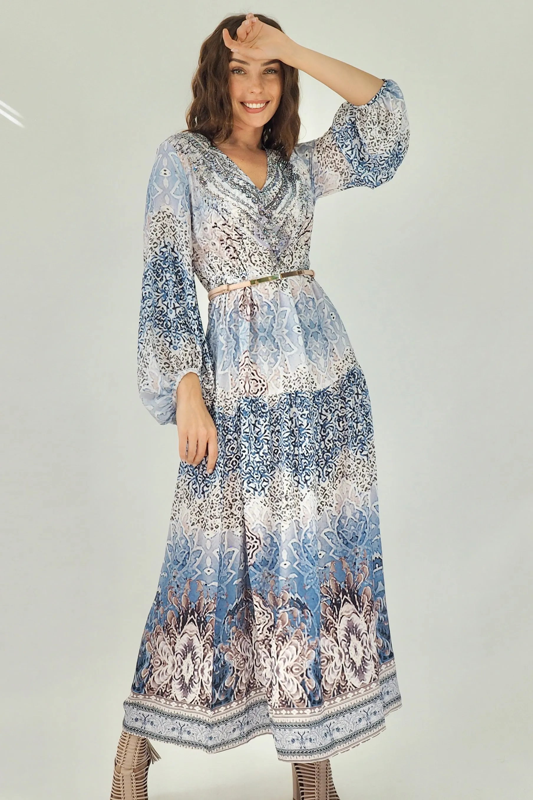 Edwina Embellished Maxi Dress