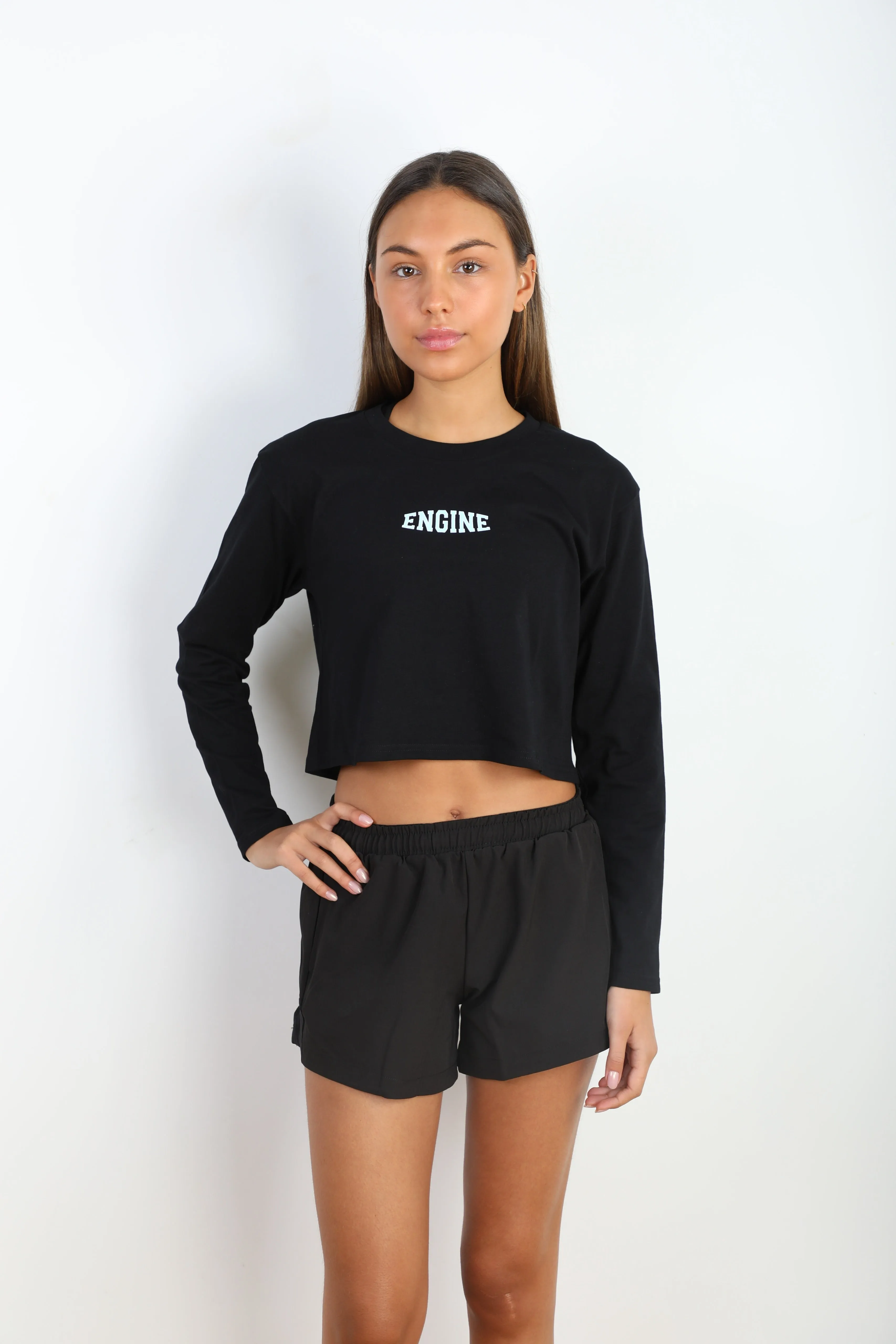 Engine Est Cropped L/S Tee