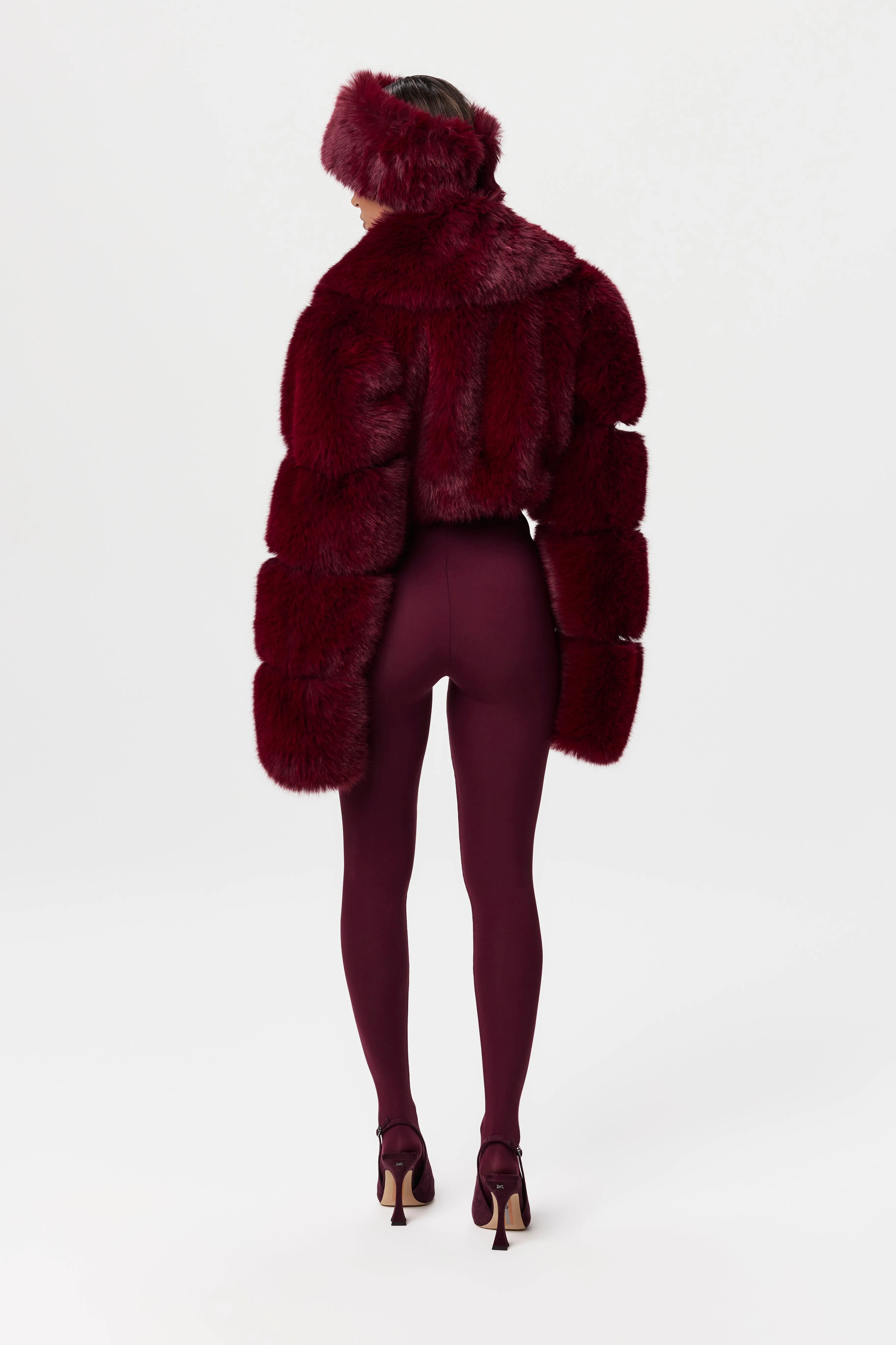 Faux Mink Pelted Jacket