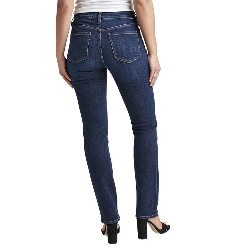 Jag Jeans Ruby Mid Rise Straight Leg Jeans (Night Breeze Wash)