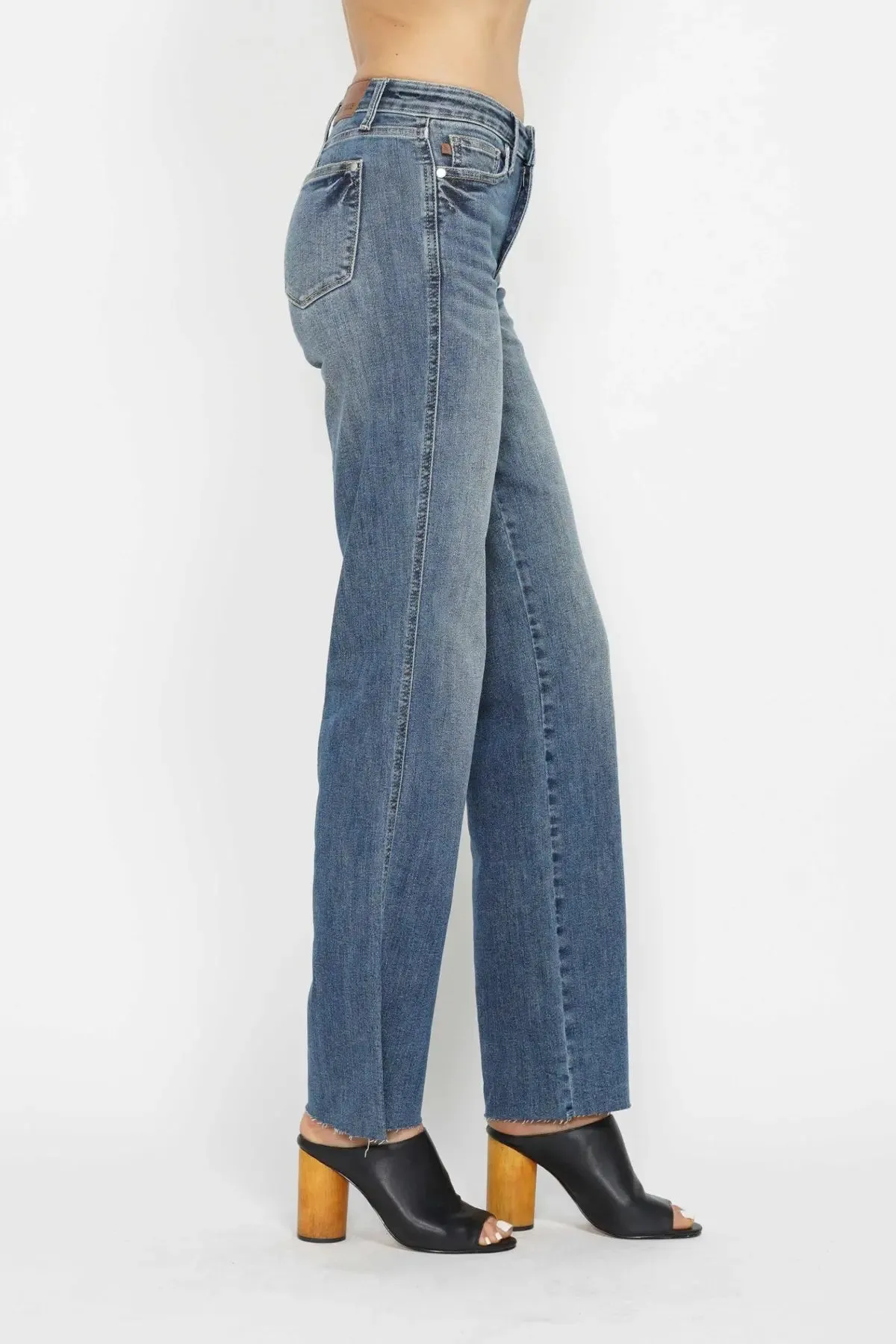 Judy Blue MR Tummy Control Vintage Straight Leg Jeans