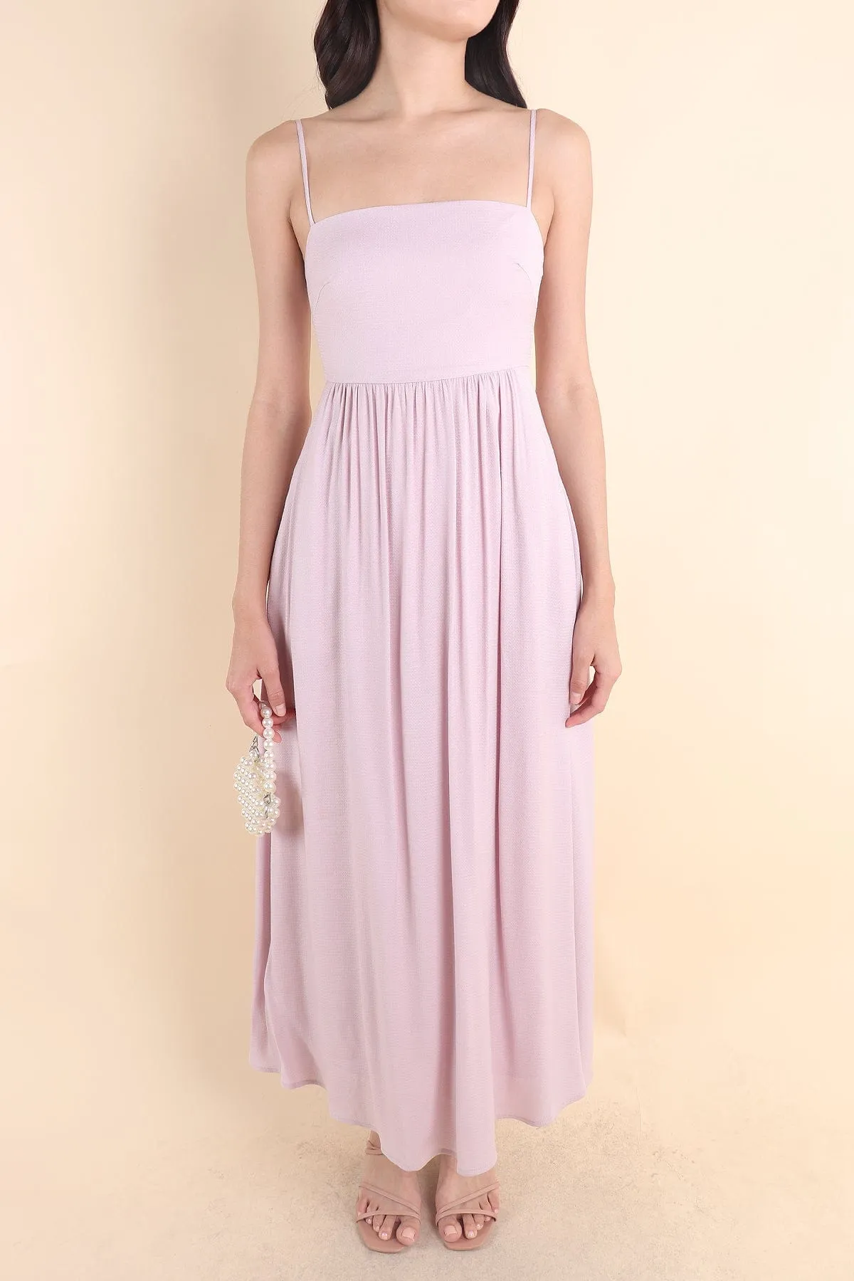 KOMMA MAXI DRESS IN PINK