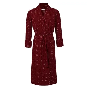 Lightweight Men's Bathrobe - Tosca Red