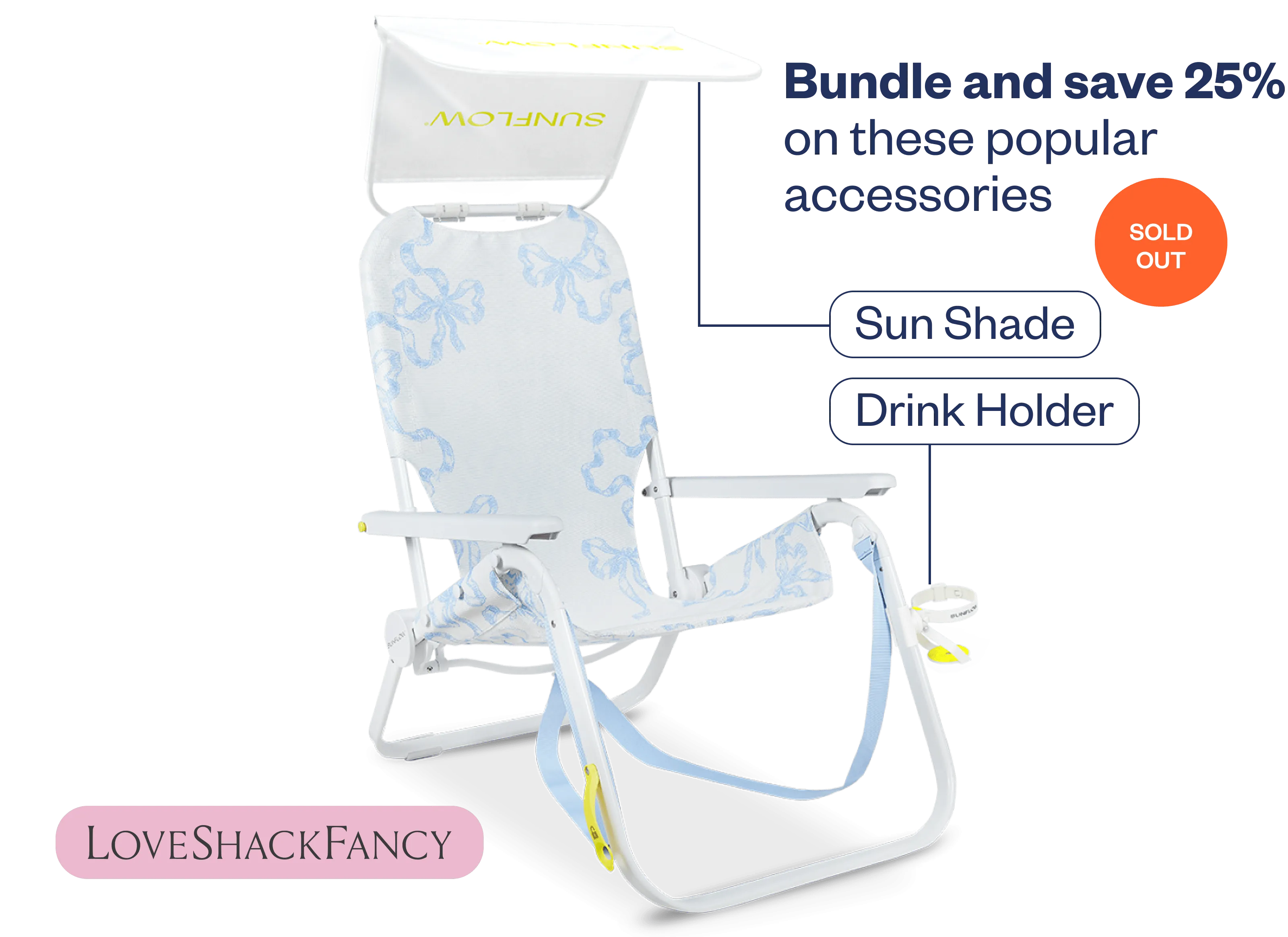 LoveShackFancy x SUNFLOW Shore Thing Chair