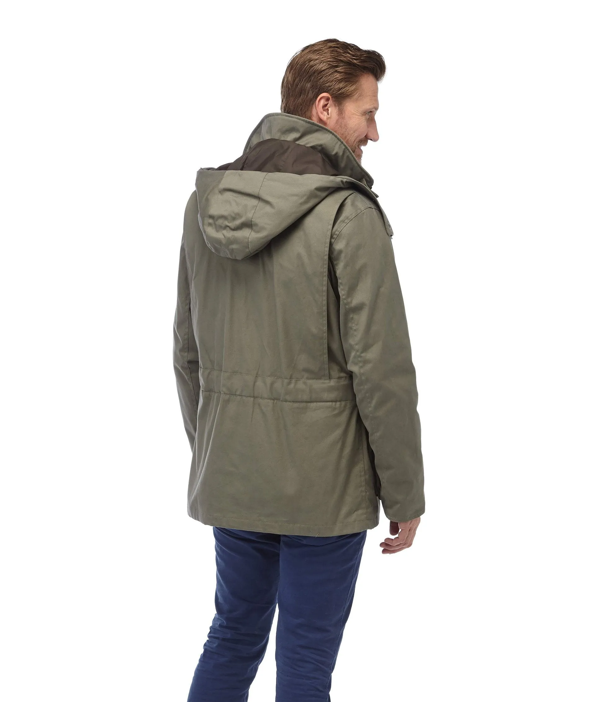 Lowland Cotton Shooting Jacket - Khaki