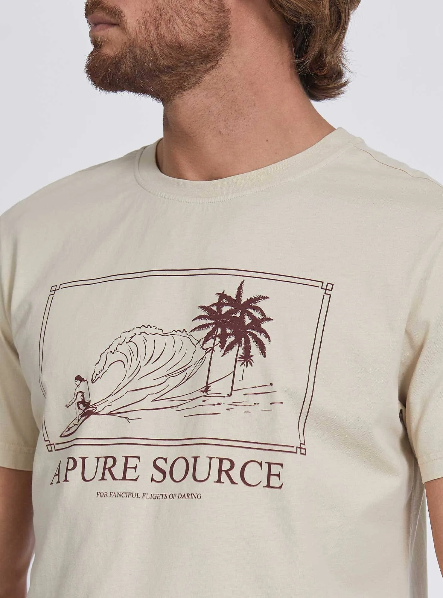 REGULAR T-SHIRT WITH FRONT PRINT