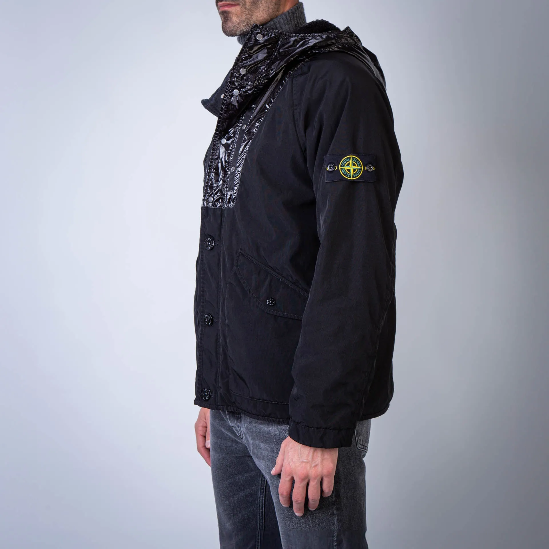 STONE ISLAND JACKETS 811544021 V0029 BLACK