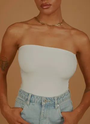 Uptown Tube Top - White